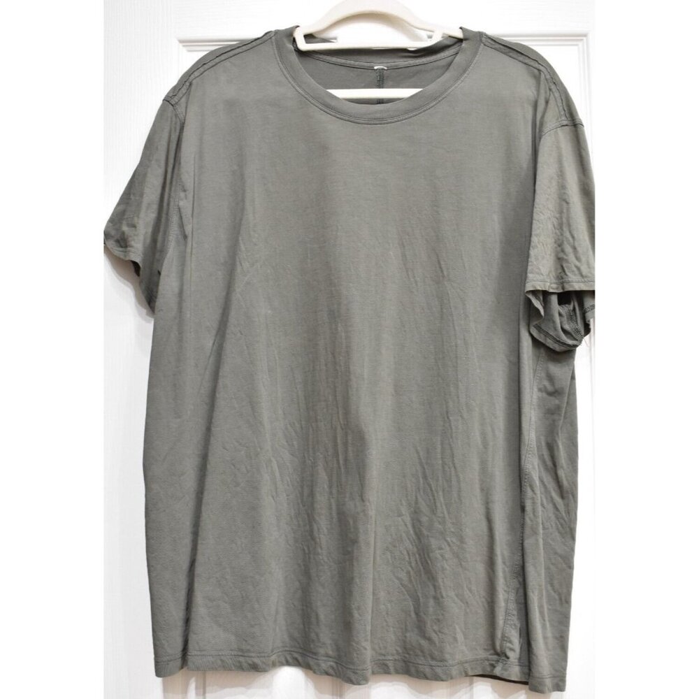 Lululemon All Yours Cotton Tee Olive Green Size 12?